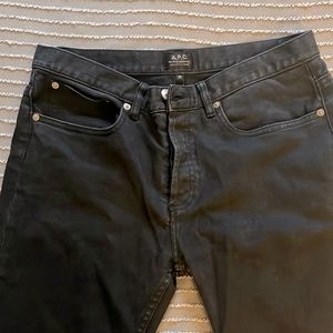A.P.C. Petit Standard Black jean 30